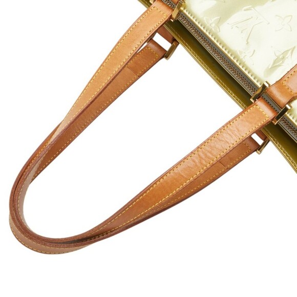 LOUIS VUITTON Green Monogram Leather Tote Bag - Picture 8 of 12